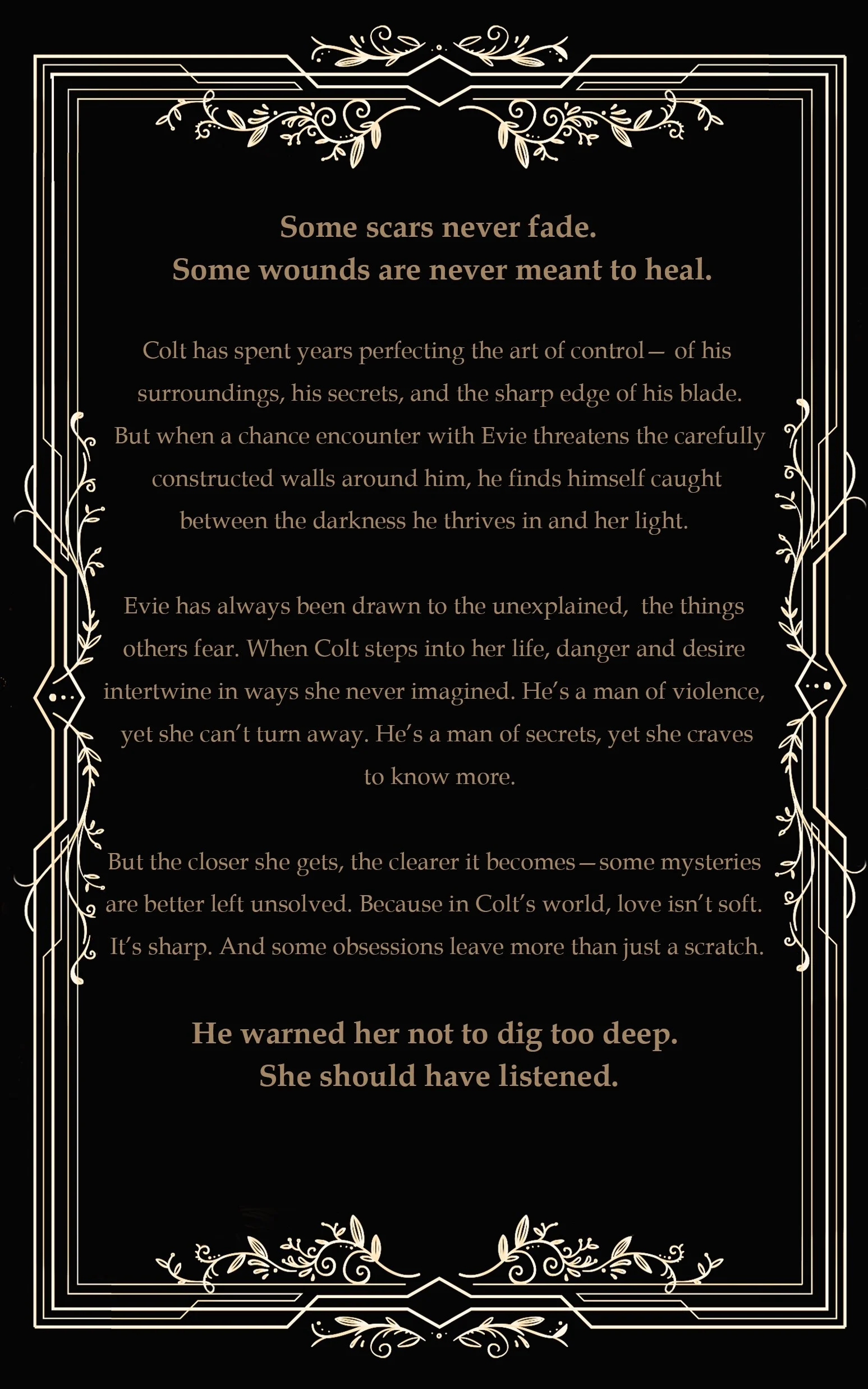 Scratched Surface back cover