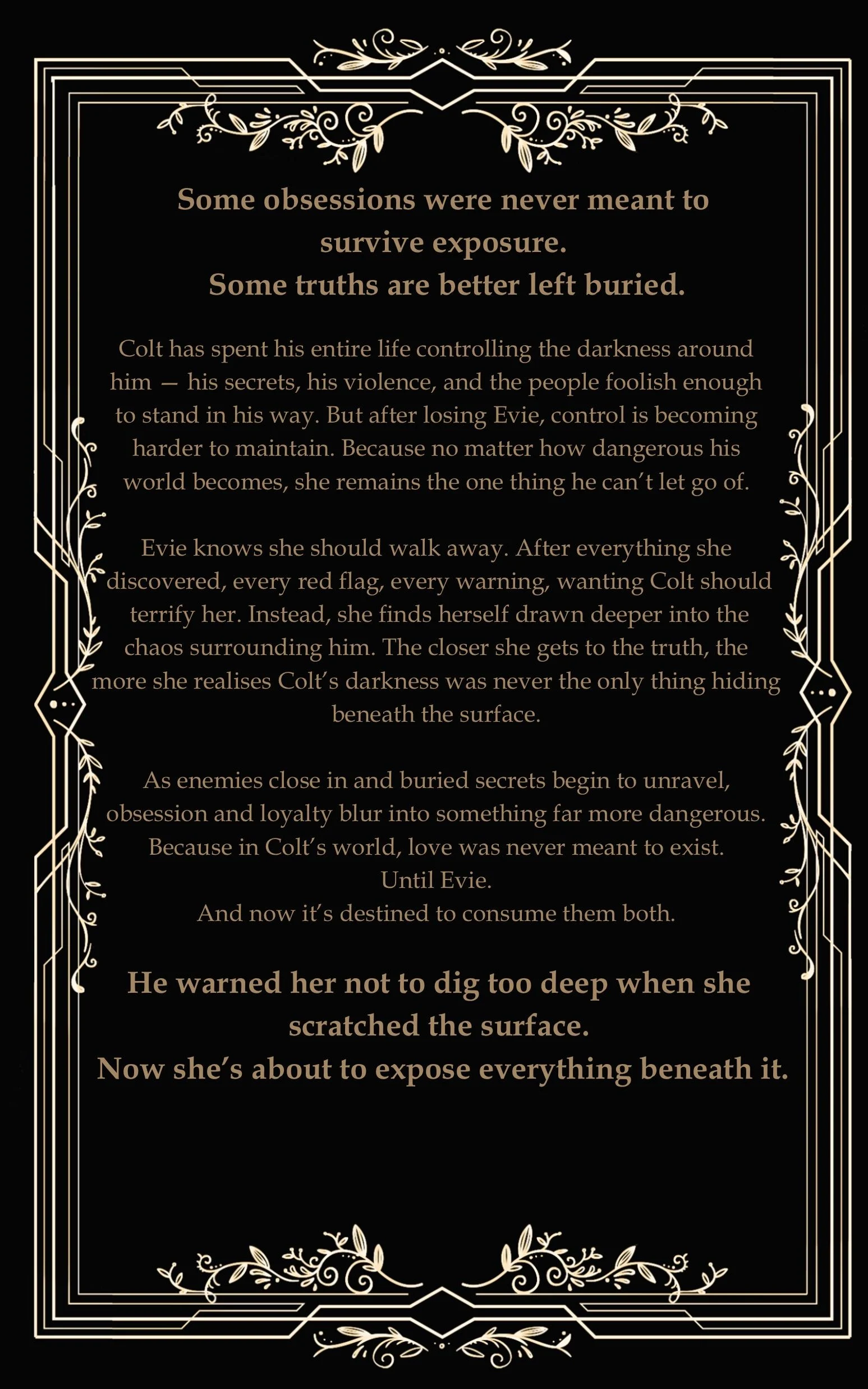 Exposed Surface back cover